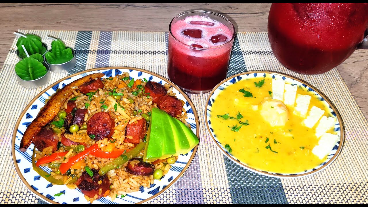 ♨️BUENO, BONITO, BARATO Y EN MENOS DE 30 MINUTOS ‼️Almuerzo completo🍲🥘🍹🇪🇨