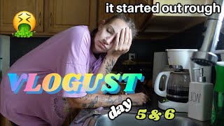 VLOGUST DAY 5 & 6-HANGOVERS, THE BEST SWEATS AND THE CHOCOLATE CHIP COOKIES OF YOUR DREAMS!