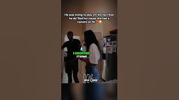 It’s obvious he changed his attitude when he saw the camera, toxic relationship zero home training😡