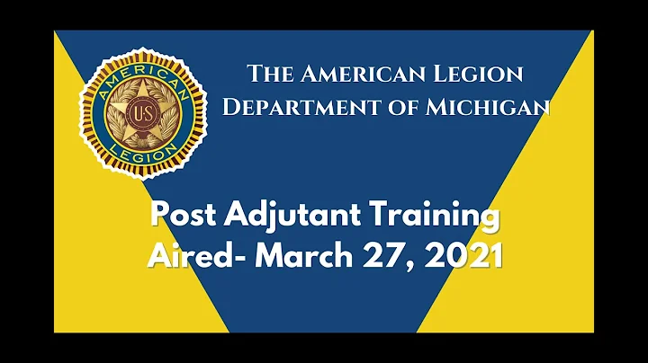 Post Adjutant Training 2021