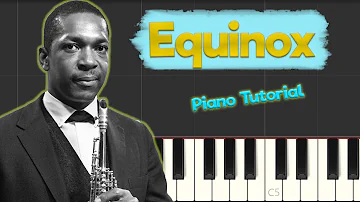 John Coltrane - Equinox - Jazz Piano Tutorial (quartal voicing example)