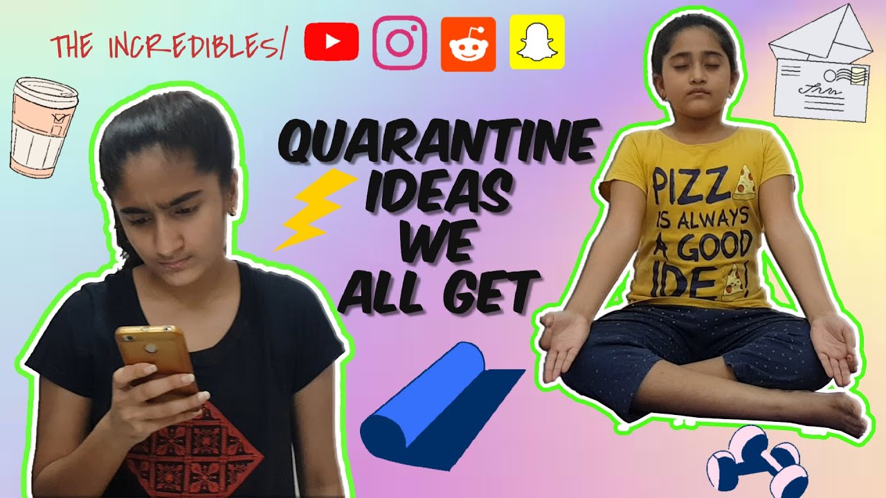 Quarantine Ideas we all get..... - YouTube