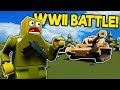 Massive Lego WW2 Battle Against Desert Worms! - Brick Rigs Roleplay Gameplay