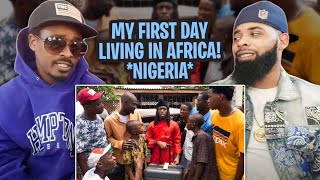 TRE-TV REACTS TO - KAI CENAT-   My First Day Living In Africa! *Nigeria*