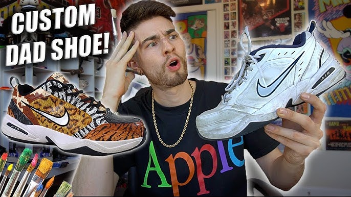 Custom DAD SHOES!! (Nike Air Monarch's) - Jordan Vincent 