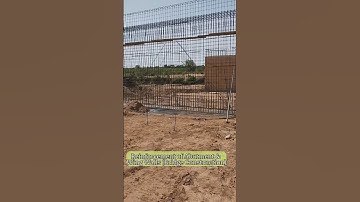 Reinforcement of Abutment & Wing Walls | Bridge Construction