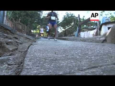 Running for peace in Rio favela