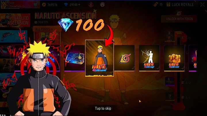 Naruto Ascension Token Tower Event | free fire new event | ff new event
