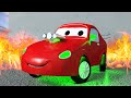 Jerry, o carro de corrida - Tom o Caminhão de Reboque na Cidade do Carro | Desenhos animados cria...