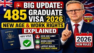 🇦🇺 485 Graduate Visa 2026 – Everything You Need to Know!