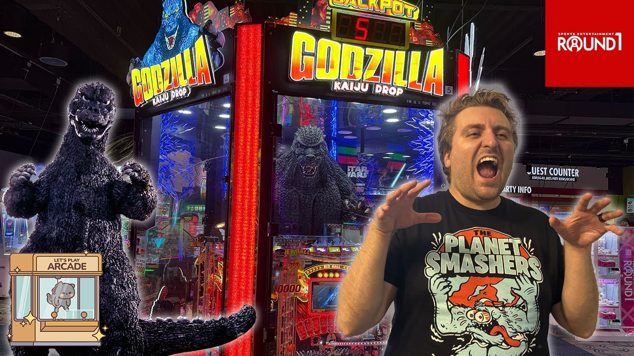 Winning the Jackpot on Godzilla: Kaiju Drop at Round1