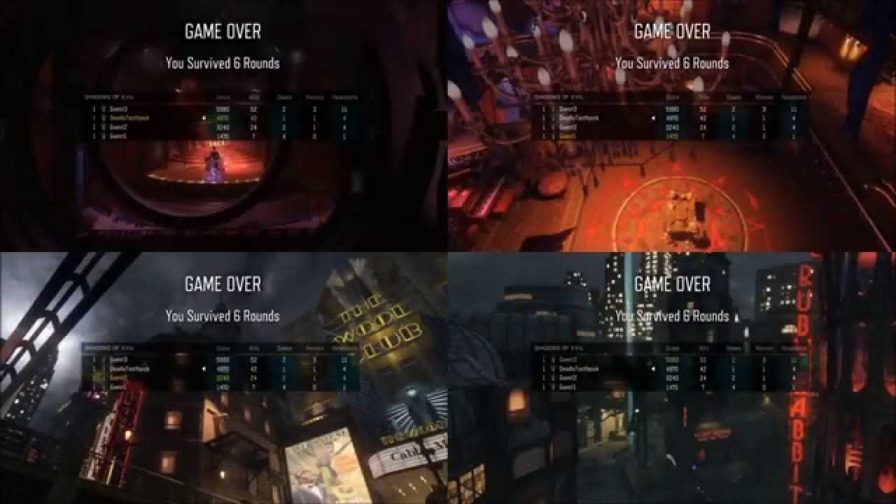 Origineel Scenario Zee Black Ops 3 Zombies - 4 player splitscreen (PS4) - YouTube