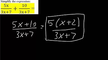 Alg2: Adding & Subtracting Like Rational Expressions (Step by Step)