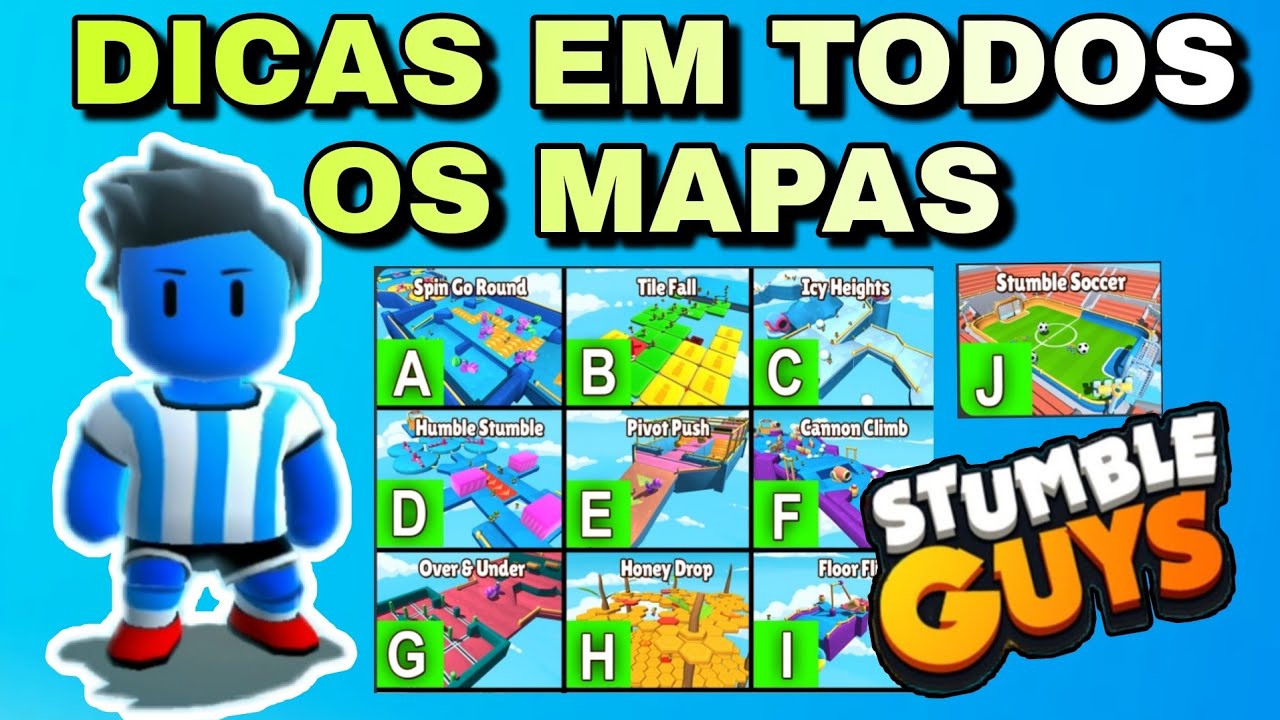 Dicas para ganhar no Stumble Guys