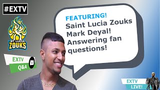 Saint Lucia Zouks Mark Deyal Answers Fan Questions Extv