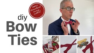 DIY Bow Ties | Streamlined Sewing Method