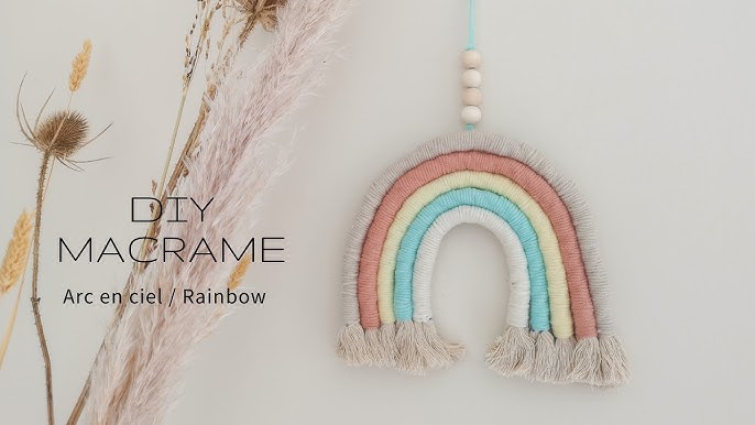 DIY Rainbow Macrame Bow Holder – Adventures with the Pons