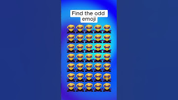 Find the odd emoji - quiz game  #quiz #emojiquizz #quiztime #quizquest #riddles #funquiz #trivia