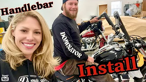 Dominator Industries Ape Hanger Install 2024 Harley Davidson Breakout Build