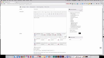#212 Moodle Rubric [4/6]: Adding scales to your rubric