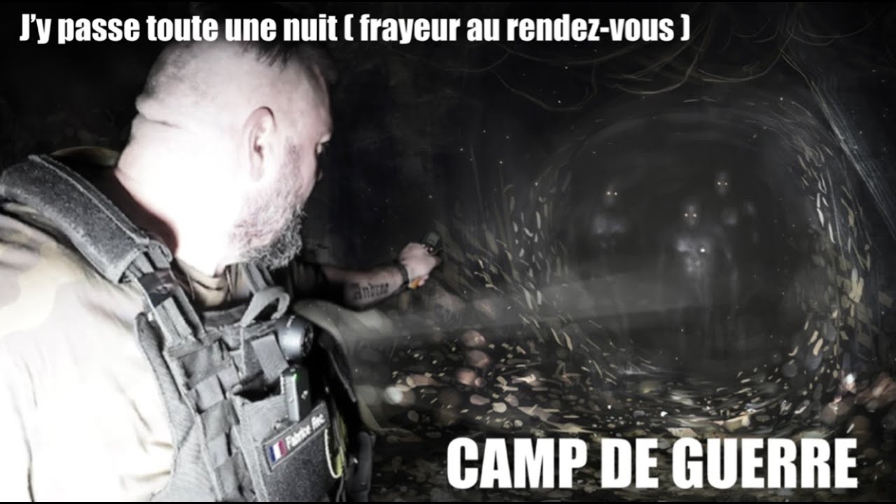 J'ENQUÊTE ET JE DORS  TOUTE UNE  NUIT DANS CE CAMP ALLEMAND (Enquête paranormale) 