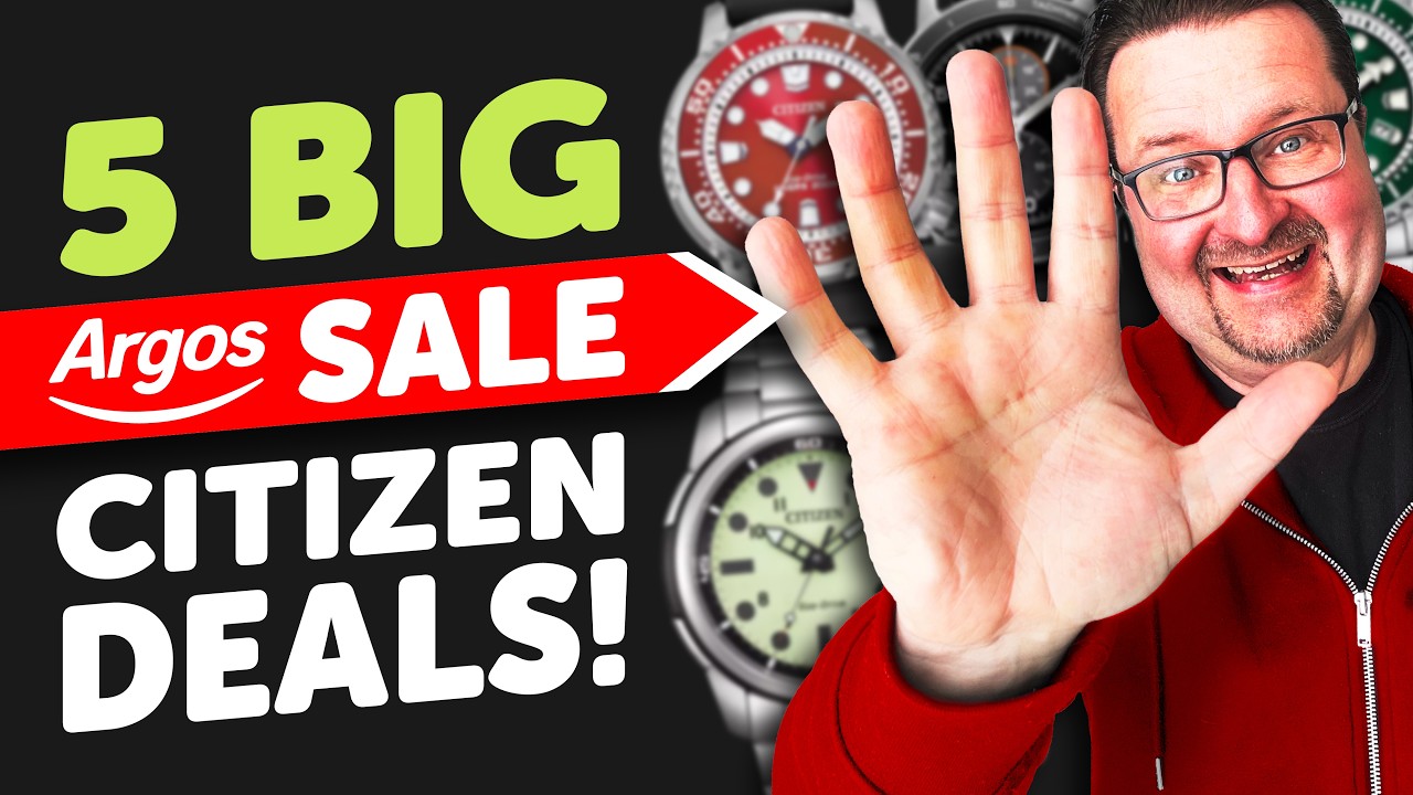 5 CITIZEN Watches WORTH BUYING Before the ARGOS SALE ENDS!