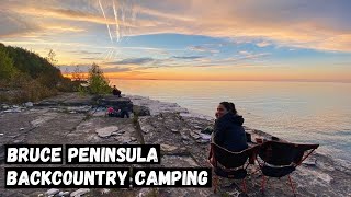 Bruce Peninsula | 3 Day Backcountry Camping &amp; Hiking Near Tobermory (4K)