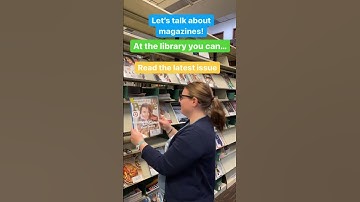 Magazines at the Library!