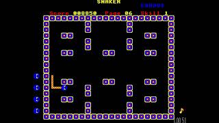 Snaker (Acorn BBC Micro). Skill Level 1. Score: 14 910.