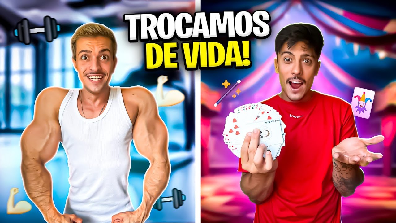 TROQUEI DE VIDA COM MEU MELHOR AMIGO!!