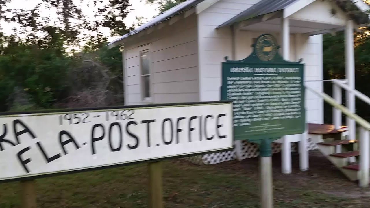 Historic Aripeka FL Post Office YouTube