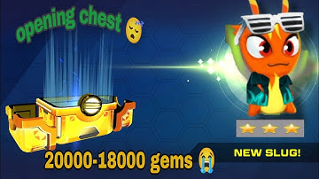 Slugterra Slug it out 2 // Open the Gold Chest🔥// 20000-18000 Gems🔥✌️