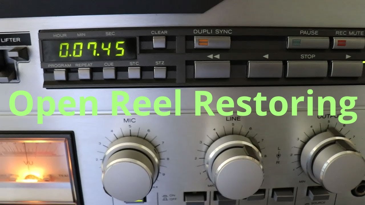 Reel To Reel Stereo Tape Deck Repair. With Dried Up Grease And Small Parts  They Can Be Challenging. 