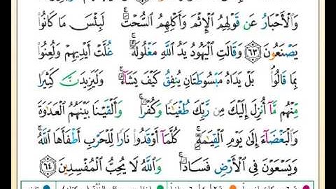 الصفحة رقم (  118  ) من ختمة تلاوة لمصحف التجويد بصوت القارئ محمد حبش.