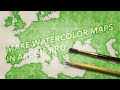 How to make megaeasy watercolor maps in a gis