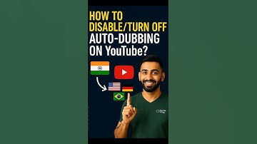 How to Turn off Auto dubbing Feature on YouTube |How to Disable the Auto- dubbing Feature on YouTube