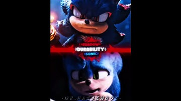 Movie Sonic #vs Movie Shadow | IB: @-DarkEditz | #edit #sonic3 #battle #powerscaling #fypviral