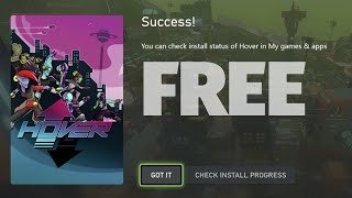 How to download: Hover for FREE in Xbox One | Xbox One S | Xbox One X