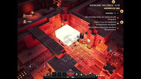 Minecraft Dungeons - Multishot / Dynamo / Burst Bowstring Power Bow