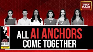 All AI Regional Anchors With AI Sana Come Together At India Today Conclave Mumbai| #ConclaveMumbai23