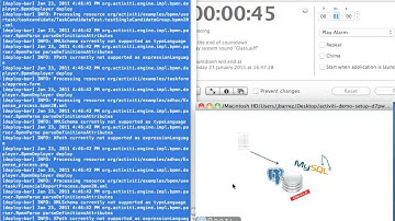 The Activiti demo setup - 1 minute movie