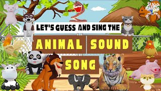 The Animal Sounds Song || Guess the Animals AG2AG1 || Animal song || Edufam Kids Song and Nursery