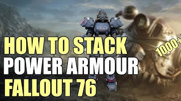 HOW TO STACK POWER ARMOUR - Fallout 76 #glitch