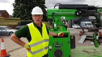 The Hooka Pick and Carry Crawler Handler, Lifting Bulk Bag, Better Than a Forklift