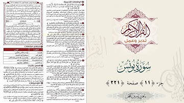 القرآن تدبر وعمل : صفحة 221 ، سورة يونس ، جزء 11 || د. ماهر ياسين الفحل