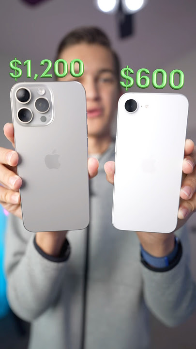 Most EXPENSIVE $1,200 iPhone vs CHEAPEST $600 iPhone🤔#iphone
