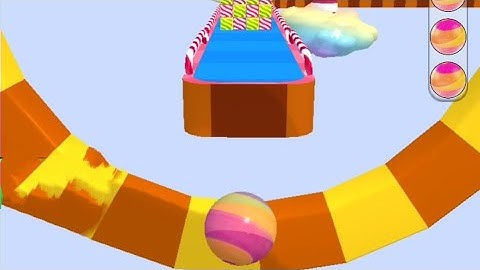 Candy Ball Run - Rolling Gameplay Walkthrough Level 1 to 10