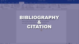Microsoft Word 2016 Essential Training | Bibliography