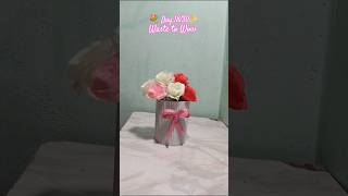 DIY Pen Holder &amp; Flower Vase from Trash! ♻️ #shorts #ytshorts #DIY #Crafts #BestOutOfWaste