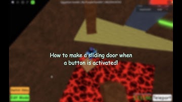 How to make a sliding door in Obby Creator! [Roblox]